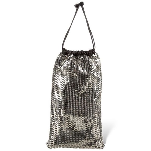 ALEXANDER WANG Chainmail Leather Clutch / Dust Bag - Picture 1 of 12
